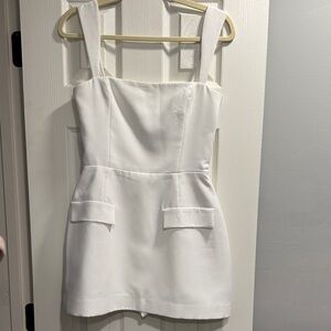Amanda Uprichard Bethany Ivory Romper - Size Small